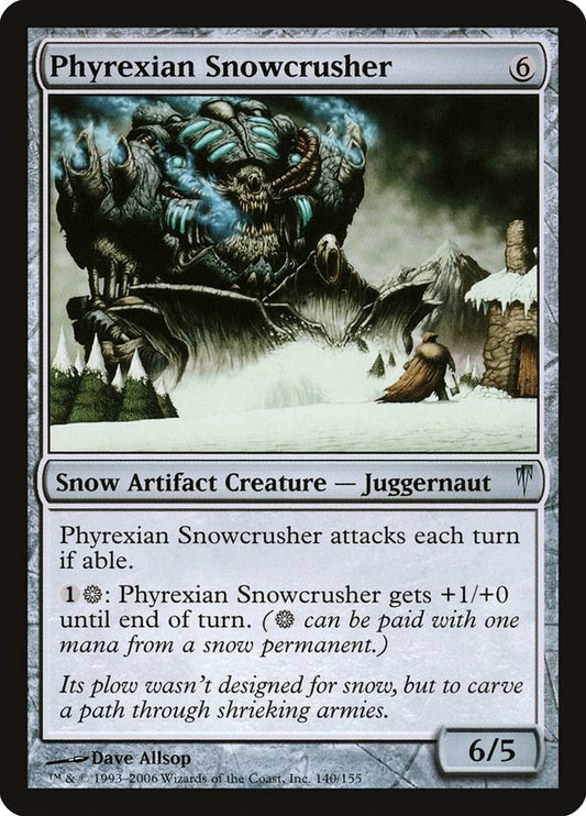 Image for Phyrexian Snowcrusher (140) (Coldsnap) - Magic: The Gathering