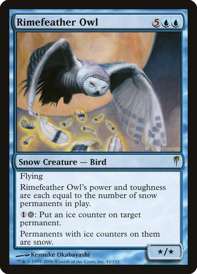 Image for Rimefeather Owl (42) (Coldsnap) - Magic: The Gathering