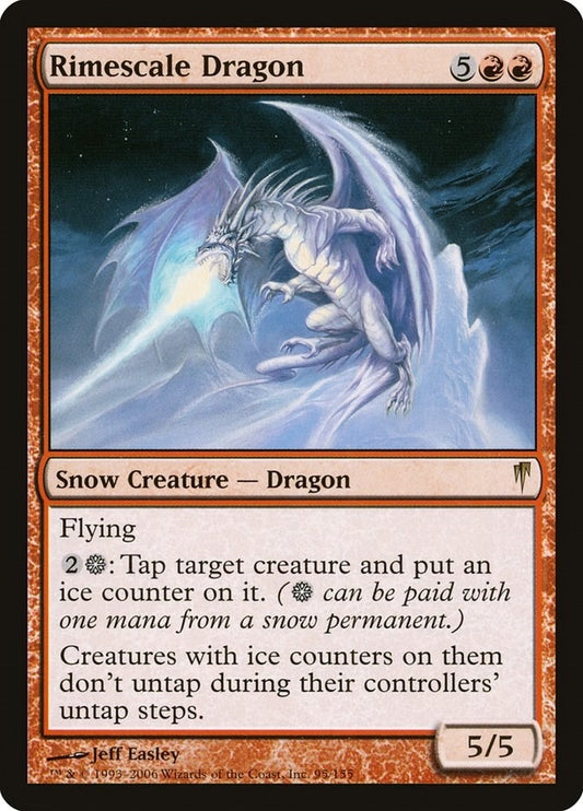 Image for Rimescale Dragon (95) (Coldsnap) - Magic: The Gathering