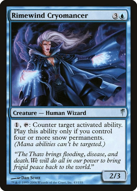 Image for Rimewind Cryomancer (43) (Coldsnap) - Magic: The Gathering