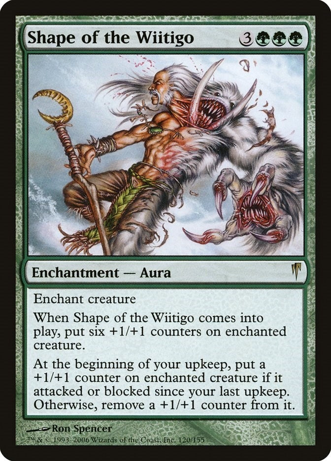 Image for Shape of the Wiitigo (120) (Coldsnap) - Magic: The Gathering