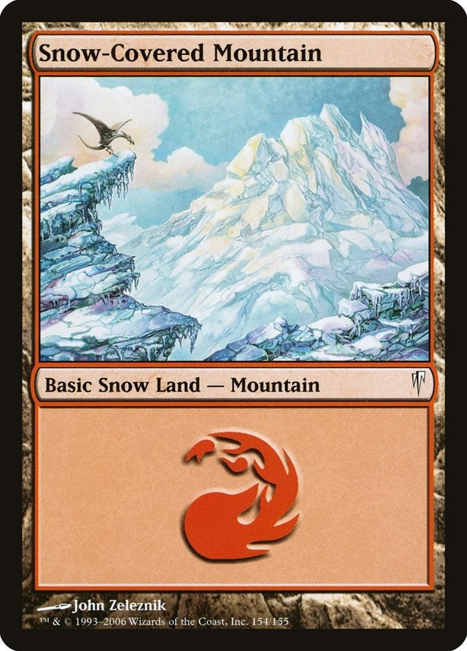 Image for Snow-Covered Mountain (154) (Coldsnap) - Magic: The Gathering