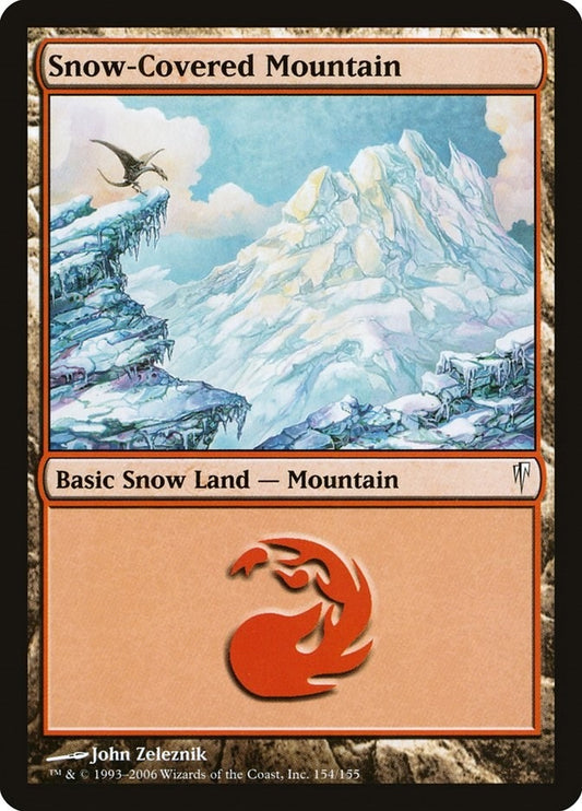 Image for Snow-Covered Mountain (154) (Coldsnap) - Magic: The Gathering