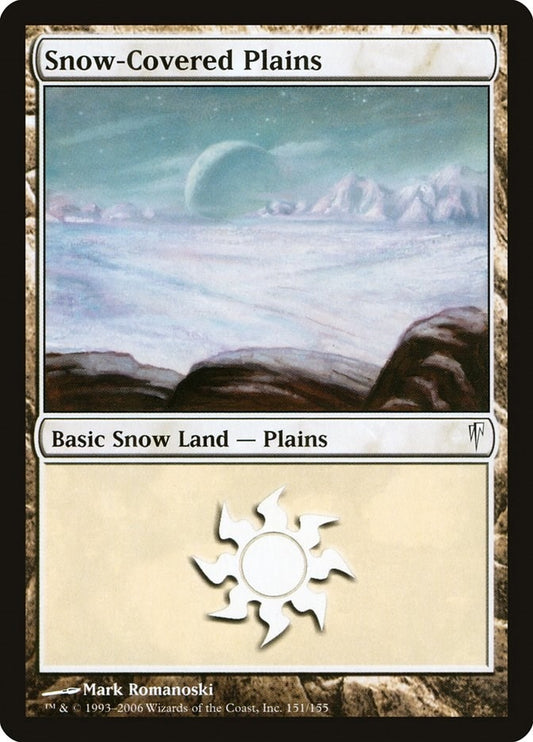 Image for Snow-Covered Plains (151) (Coldsnap) - Magic: The Gathering