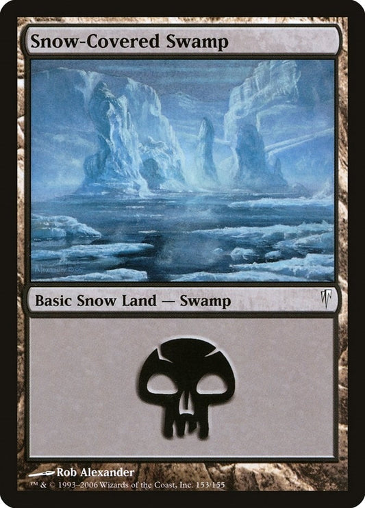 Image for Snow-Covered Swamp (153) (Coldsnap) - Magic: The Gathering