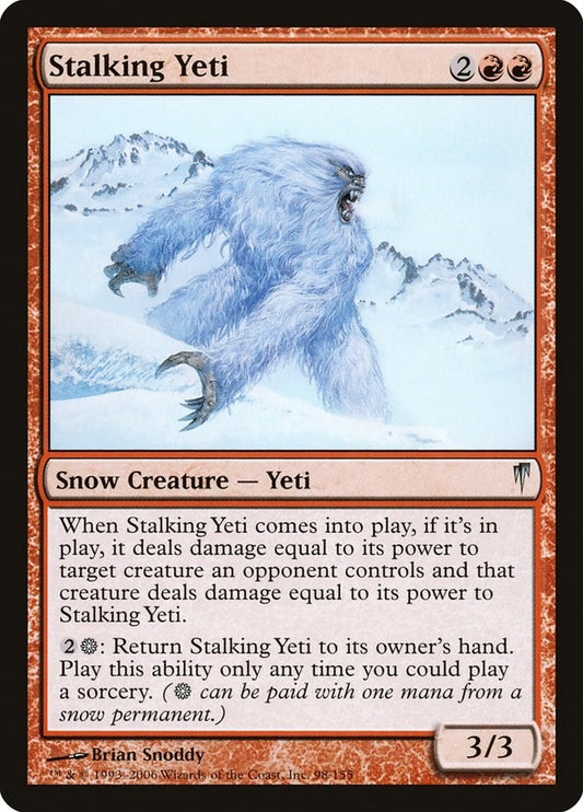 Image for Stalking Yeti (98) (Coldsnap) - Magic: The Gathering