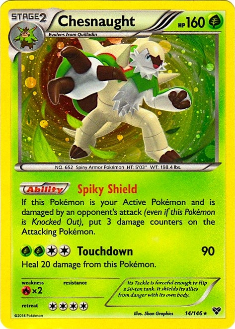 Image for Chesnaught - 14/146 (Cosmos Holo) (014/146) (Blister Exclusives) - Pokemon