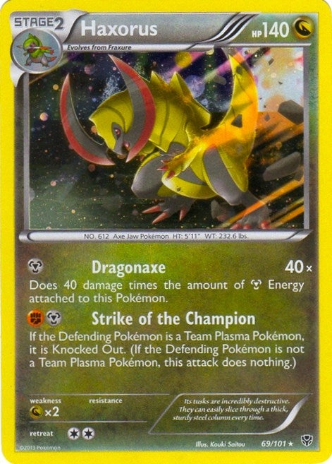Image for Haxorus - 69/101 (Cosmos Holo) (069/101) (Blister Exclusives) - Pokemon
