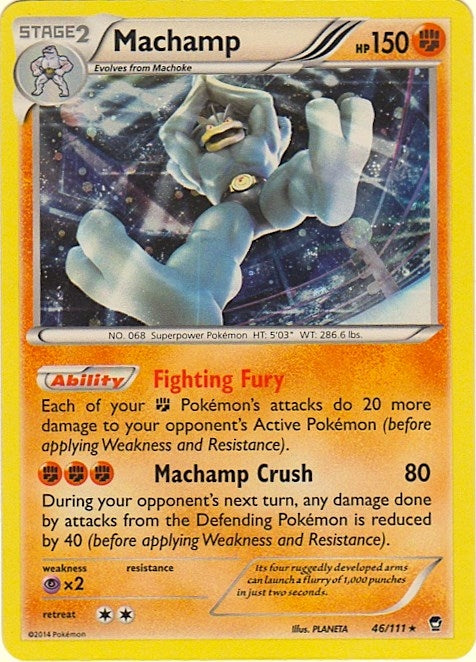 Image for Machamp - 46/111 (Cosmos Holo) (046/111) (Blister Exclusives) - Pokemon