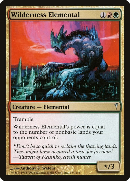 Image for Wilderness Elemental (134) (Coldsnap) - Magic: The Gathering
