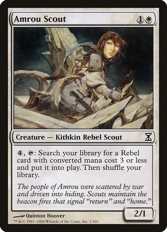 Image for Amrou Scout (1) (Time Spiral) - Magic: The Gathering