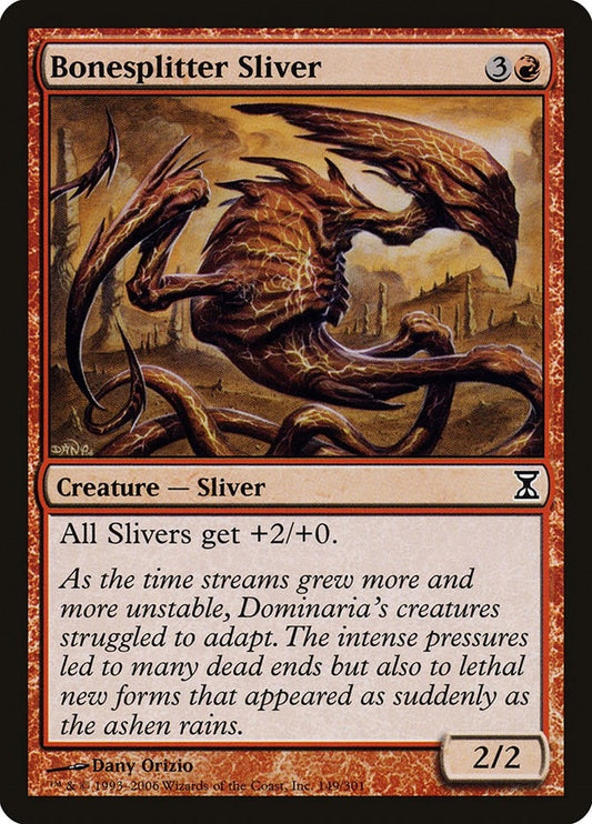 Image for Bonesplitter Sliver (149) (Time Spiral) - Magic: The Gathering