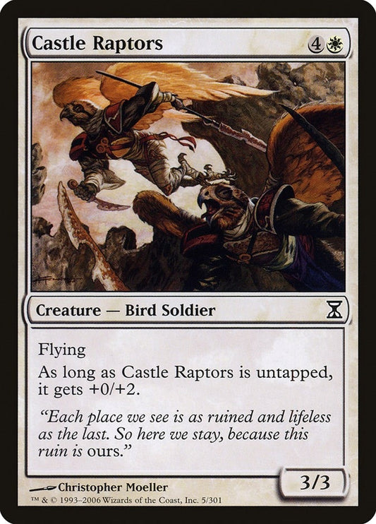 Image for Castle Raptors (5) (Time Spiral) - Magic: The Gathering