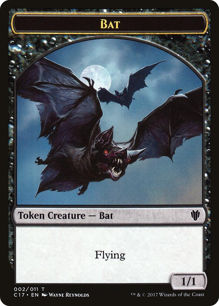 Image for Bat // Vampire Double-Sided Token (2 // 4) (Commander 2017) - Magic: The Gathering
