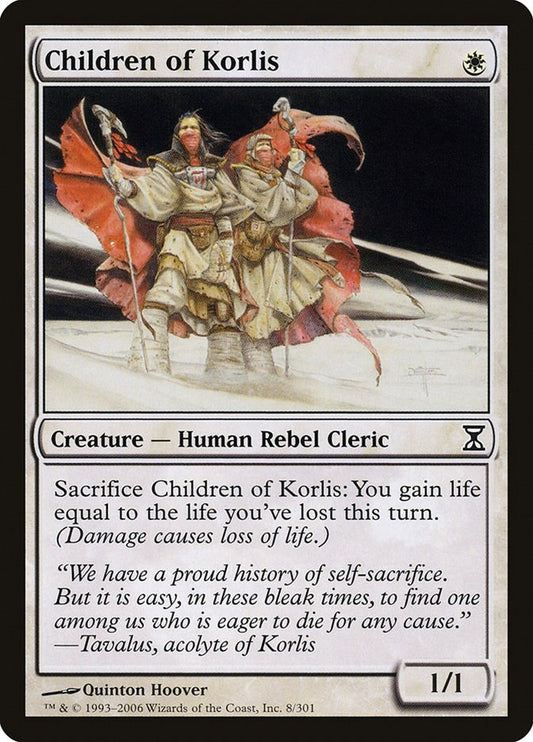 Image for Children of Korlis (8) (Time Spiral) - Magic: The Gathering