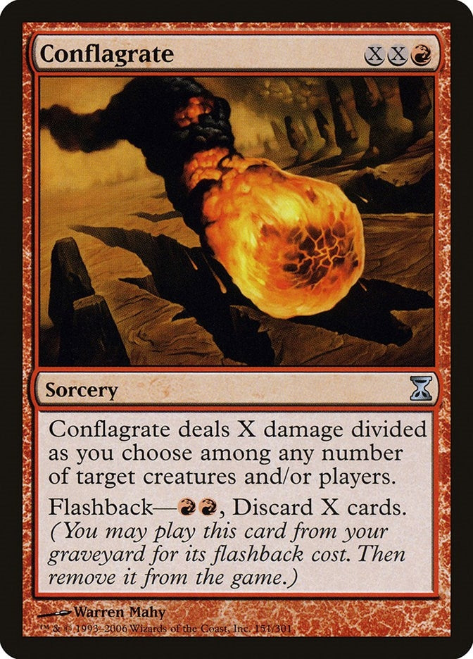 Image for Conflagrate (151) (Time Spiral) - Magic: The Gathering