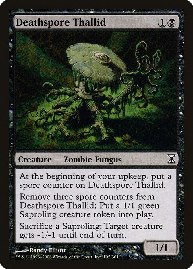 Image for Deathspore Thallid (102) (Time Spiral) - Magic: The Gathering
