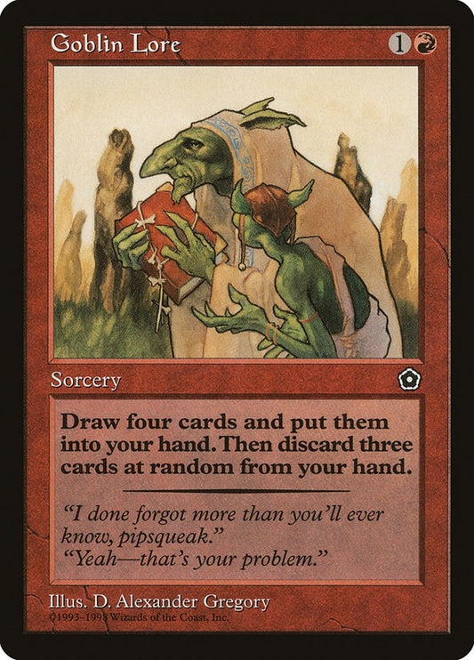 Image for Goblin Lore (Portal Second Age) - Magic: The Gathering