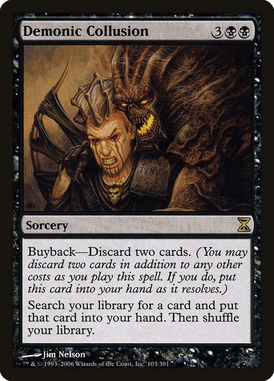 Image for Demonic Collusion (103) (Time Spiral) - Magic: The Gathering
