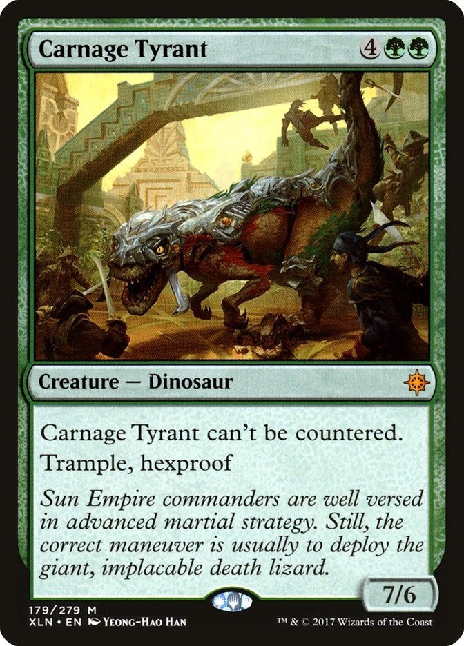 Image for Carnage Tyrant (179) (Ixalan) - Magic: The Gathering