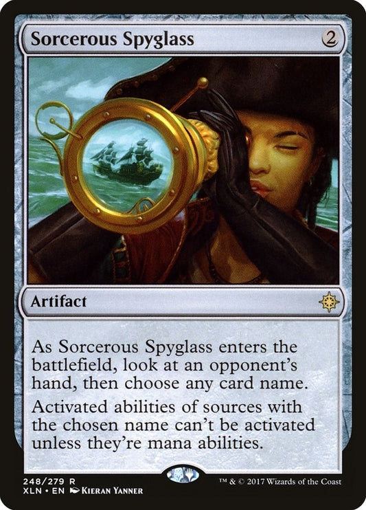 Image for Sorcerous Spyglass (248) (Ixalan) - Magic: The Gathering