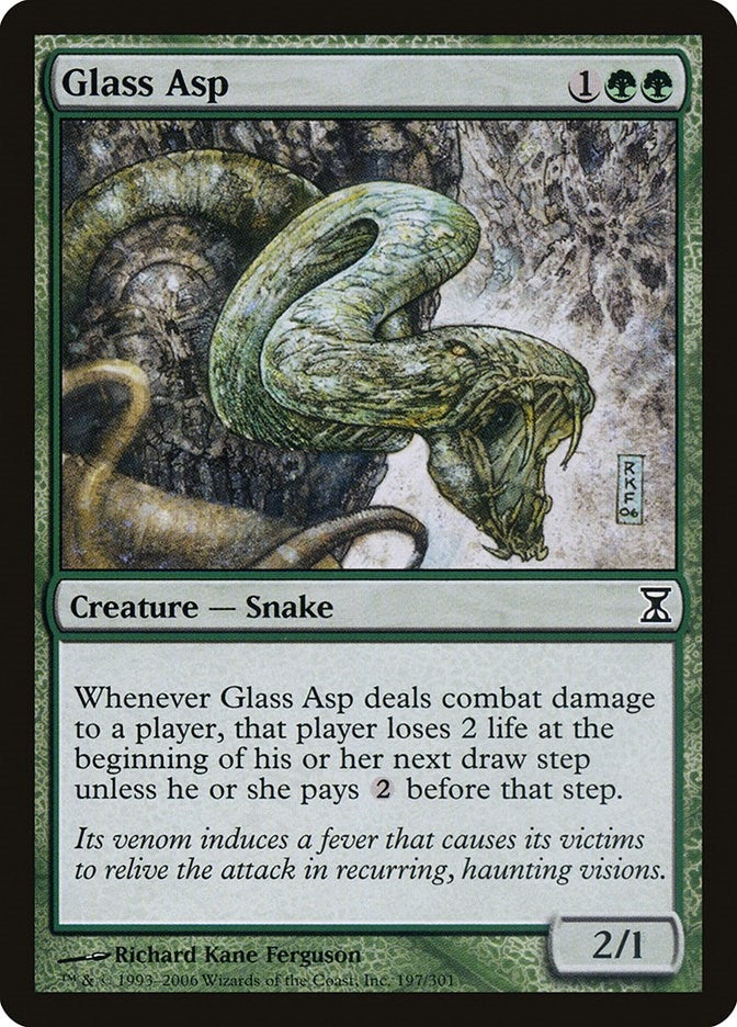 Image for Glass Asp (197) (Time Spiral) - Magic: The Gathering