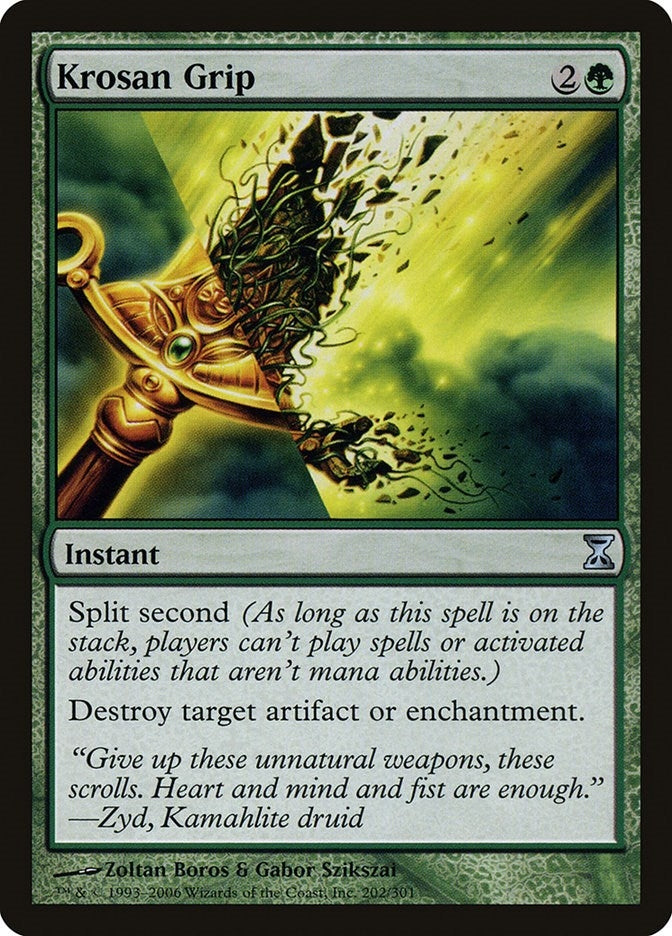 Image for Krosan Grip (202) (Time Spiral) - Magic: The Gathering