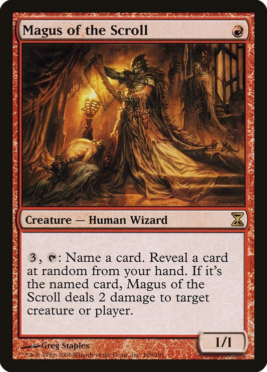 Image for Magus of the Scroll (169) (Time Spiral) - Magic: The Gathering