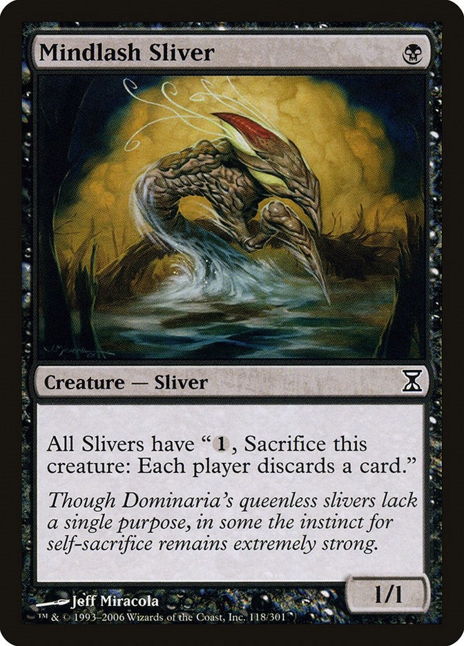 Image for Mindlash Sliver (118) (Time Spiral) - Magic: The Gathering