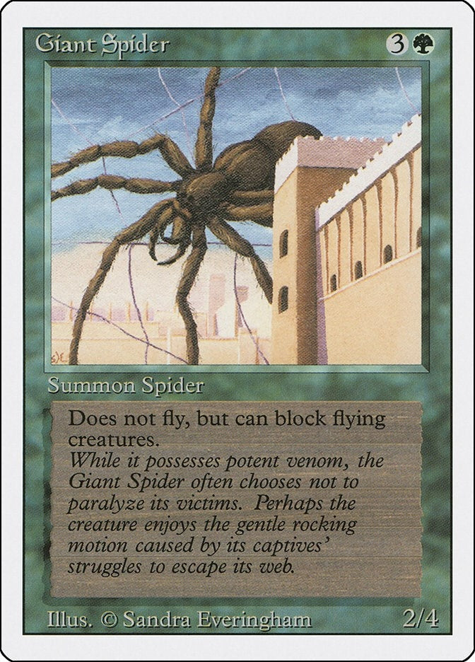 Image for Giant Spider (Revised Edition) - Magic: The Gathering