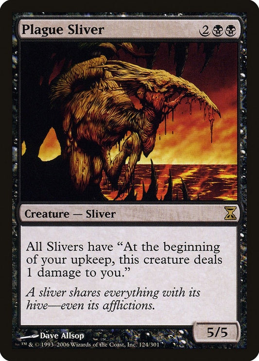 Image for Plague Sliver (124) (Time Spiral) - Magic: The Gathering
