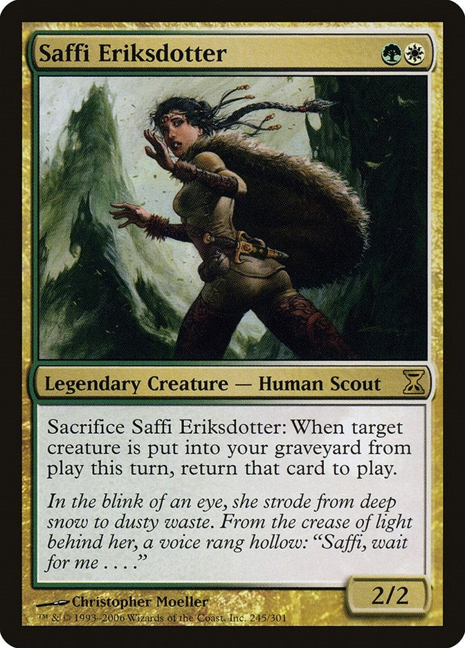 Image for Saffi Eriksdotter (245) (Time Spiral) - Magic: The Gathering