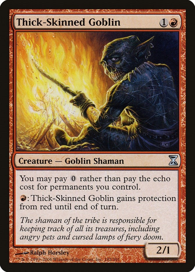 Image for Thick-Skinned Goblin (182) (Time Spiral) - Magic: The Gathering