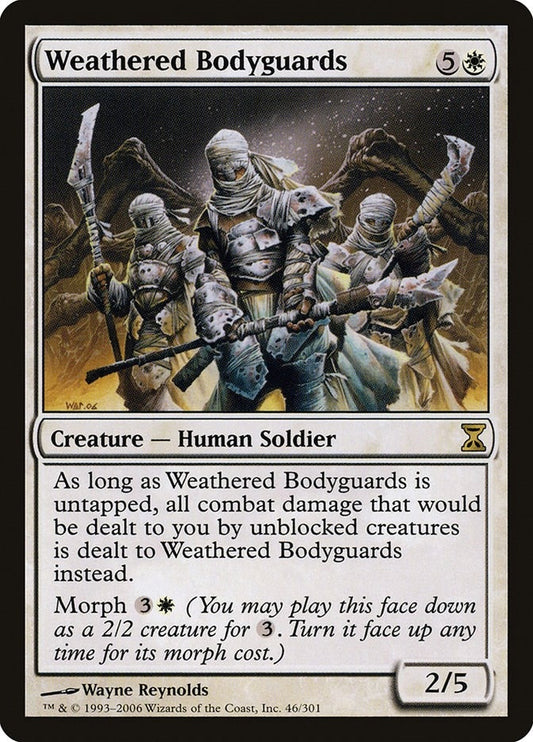Image for Weathered Bodyguards (46) (Time Spiral) - Magic: The Gathering