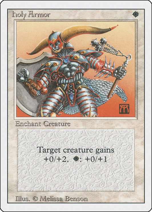 Image for Holy Armor (Revised Edition) - Magic: The Gathering