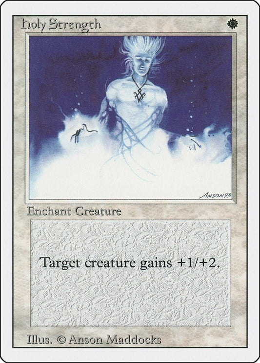 Image for Holy Strength (Revised Edition) - Magic: The Gathering