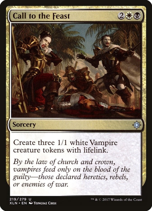 Image for Call to the Feast (219) (Ixalan) - Magic: The Gathering