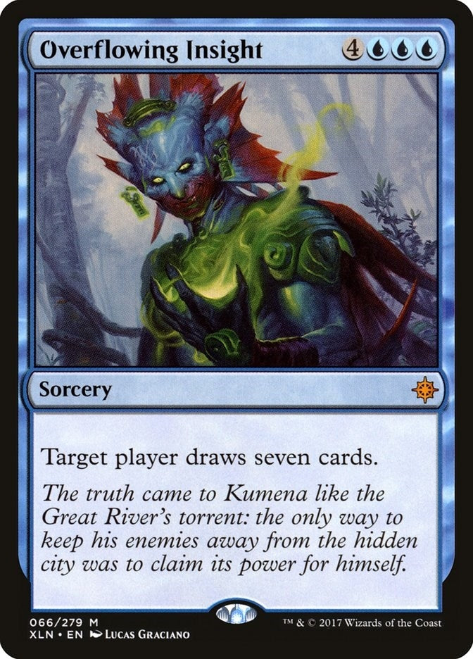 Image for Overflowing Insight (66) (Ixalan) - Magic: The Gathering