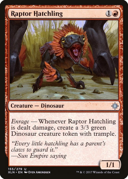 Image for Raptor Hatchling (155) (Ixalan) - Magic: The Gathering