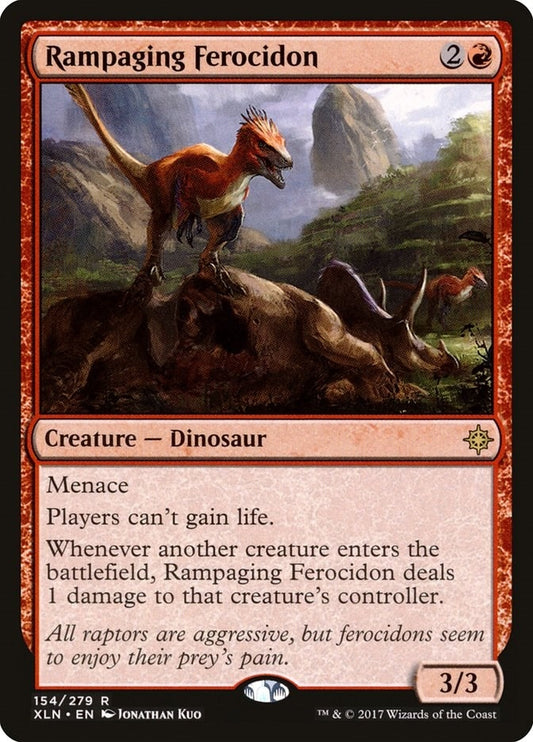 Image for Rampaging Ferocidon (154) (Ixalan) - Magic: The Gathering