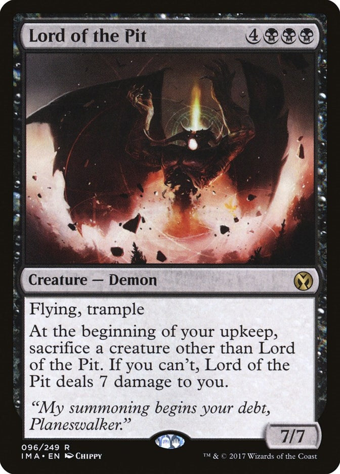 Image for Lord of the Pit (96) (Iconic Masters) - Magic: The Gathering