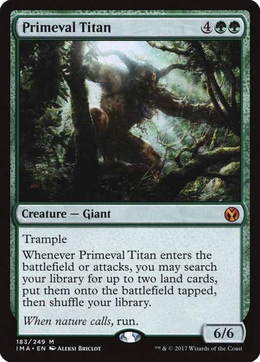 Image for Primeval Titan (183) (Iconic Masters) - Magic: The Gathering