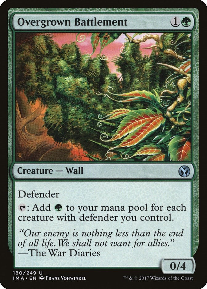 Image for Overgrown Battlement (180) (Iconic Masters) - Magic: The Gathering