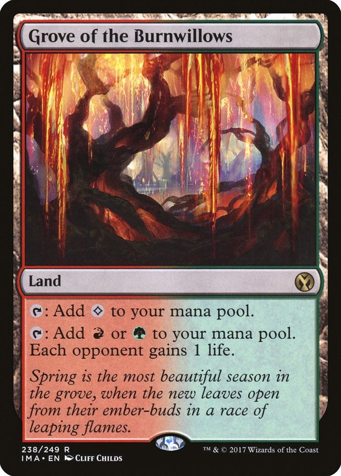 Image for Grove of the Burnwillows (238) (Iconic Masters) - Magic: The Gathering