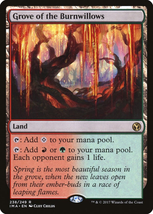 Image for Grove of the Burnwillows (238) (Iconic Masters) - Magic: The Gathering