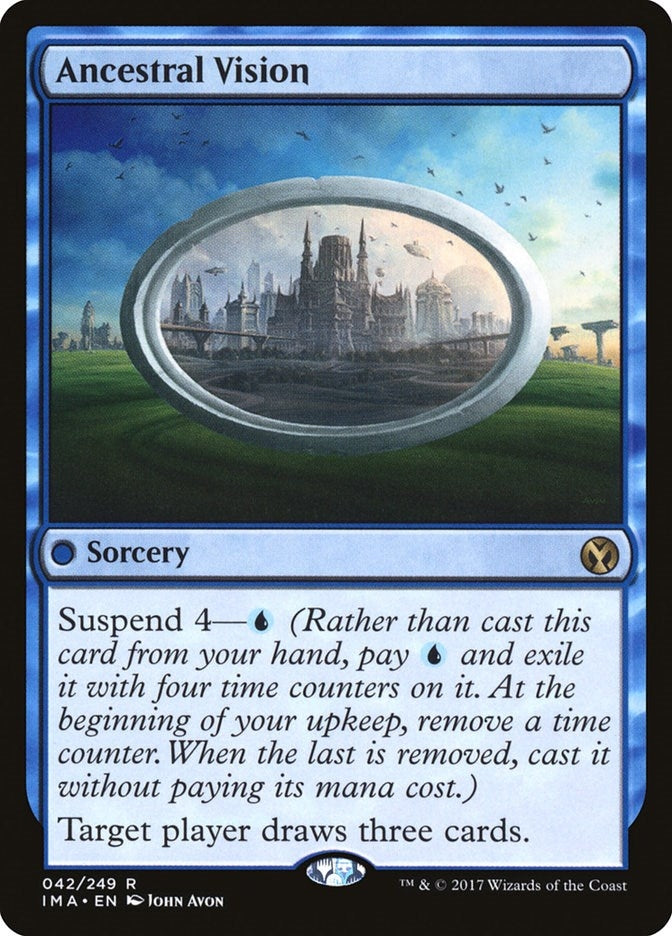 Image for Ancestral Vision (42) (Iconic Masters) - Magic: The Gathering