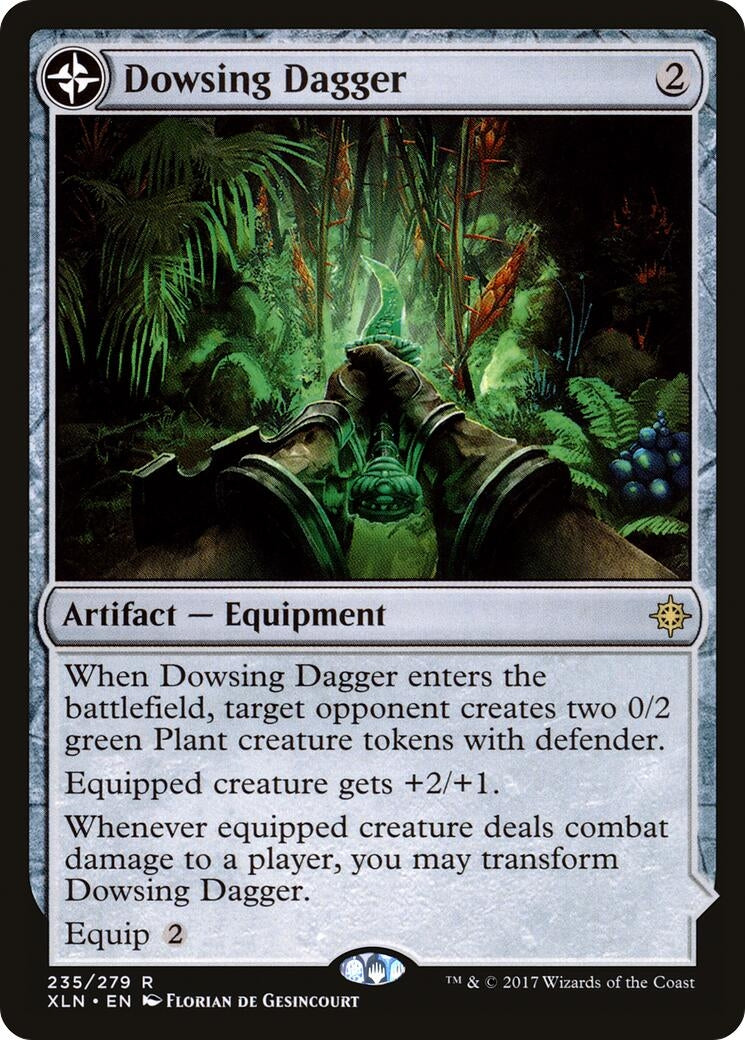 Image for Dowsing Dagger (235) (Ixalan) - Magic: The Gathering