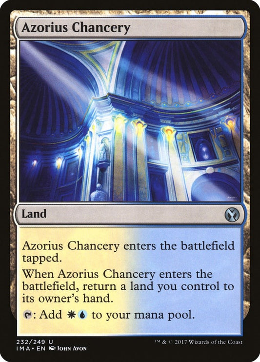 Image for Azorius Chancery (232) (Iconic Masters) - Magic: The Gathering