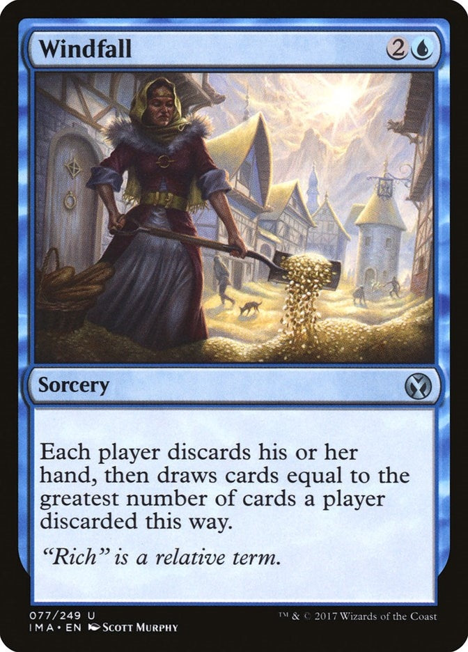 Image for Windfall (77) (Iconic Masters) - Magic: The Gathering