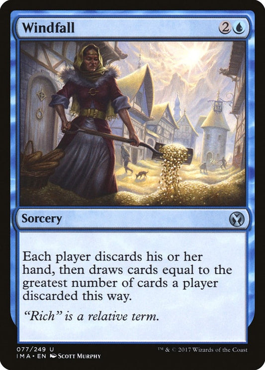 Image for Windfall (77) (Iconic Masters) - Magic: The Gathering